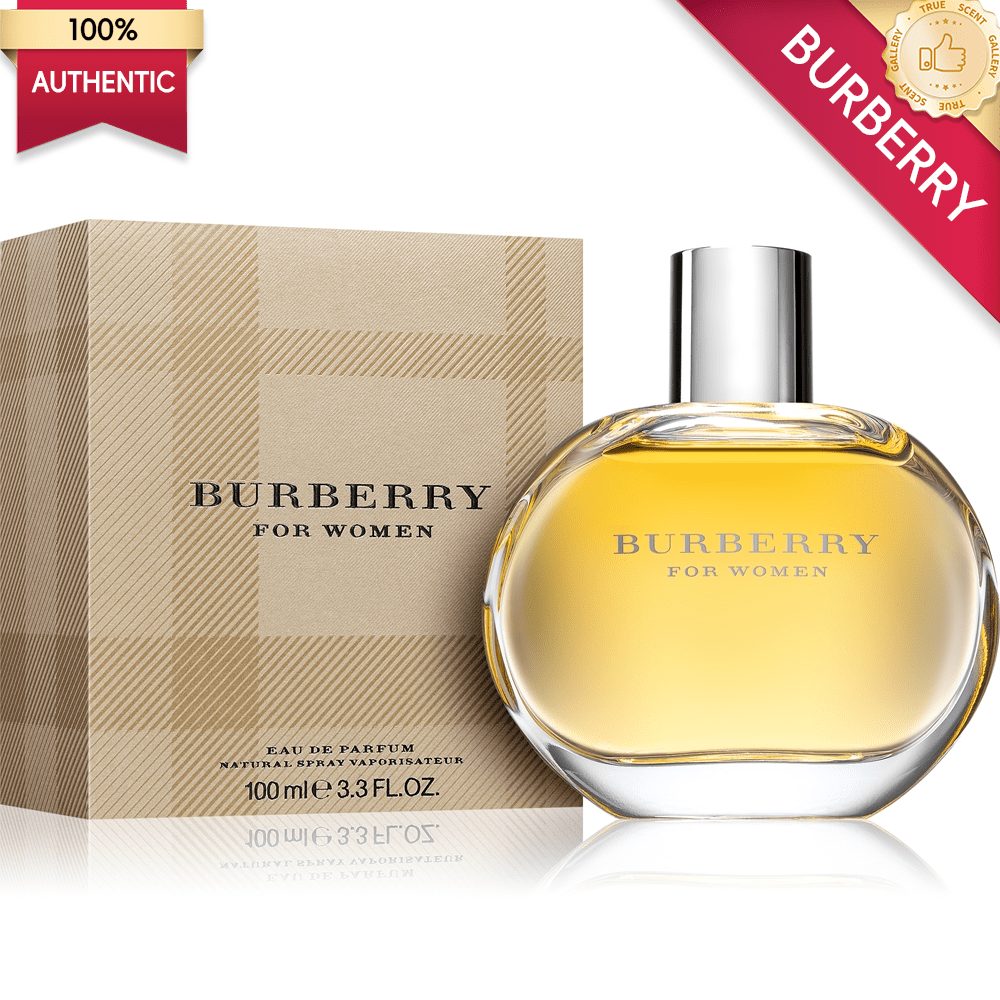 Burberry Classic Eau de Parfum Spray para Mulher, 3.4 Oz / 100 ml, Bouquet Floral Intemporal, Aroma Elegante & Sofisticado, Fragrância Britânica Icónica