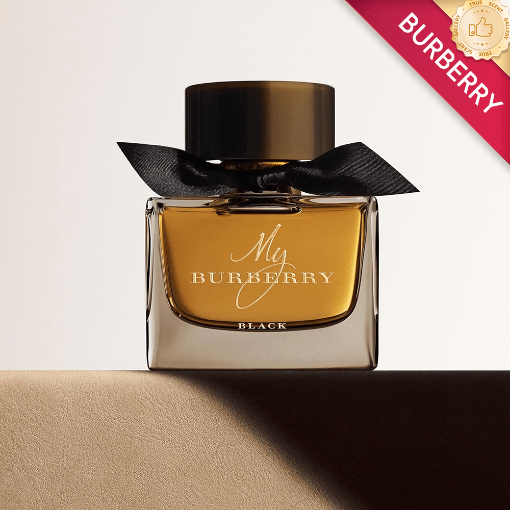 Burberry My Burberry Black Eau de Parfum para Mulheres, 3 Fl Oz Perfume de Luxo Spray, Fragrância Intensa de Bálsamo e Florais, Fragrância Sedutora de Noite, Fragrância de Assinatura