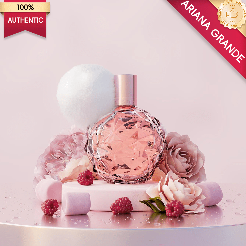 Ariana Grande Ari Eau de Parfum Spray para Mulheres, 3.4 Oz / 100 ml, Fragrância Floral Suave Gourmand, Aroma Aconchegante e Doce, Como um Abraço Quente