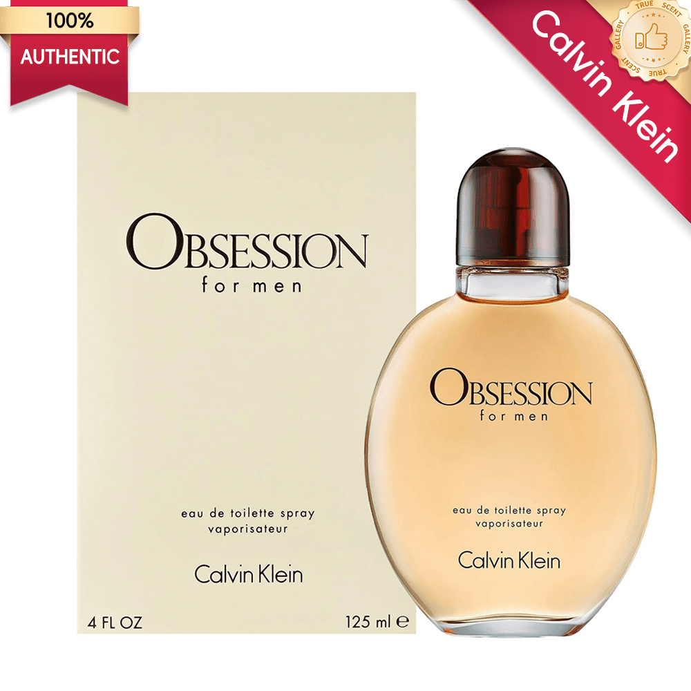 Calvin Klein OBSESSION para Homem, 2.5/4.0/6.7 oz Eau de Toilette Spray, CK, Fragrância de Longa Duração, Aroma Sexy & Masculino, Pronto para Presente