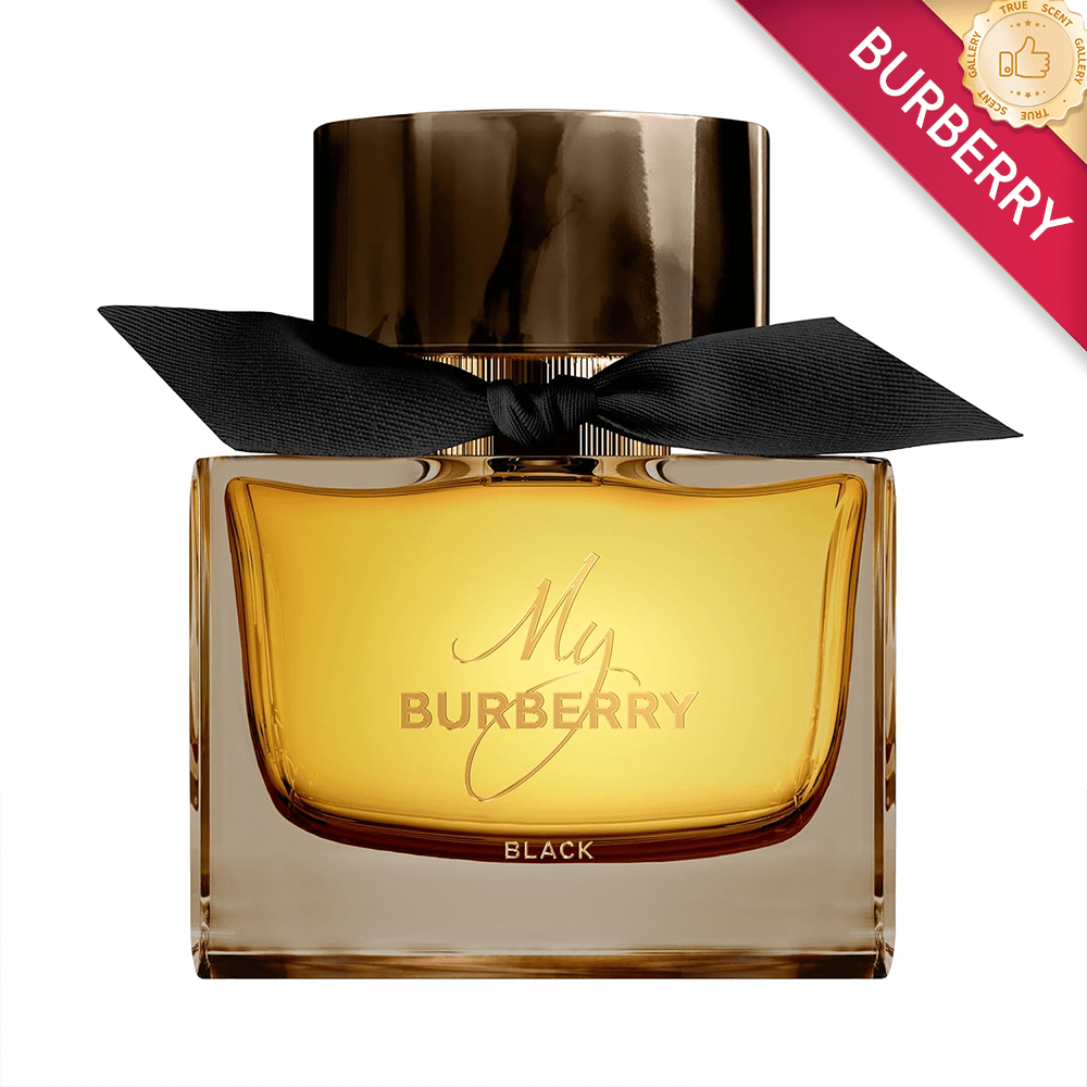 Burberry My Burberry Black Eau de Parfum para Mulheres, 3 Fl Oz Perfume de Luxo Spray, Fragrância Intensa de Bálsamo e Florais, Fragrância Sedutora de Noite, Fragrância de Assinatura