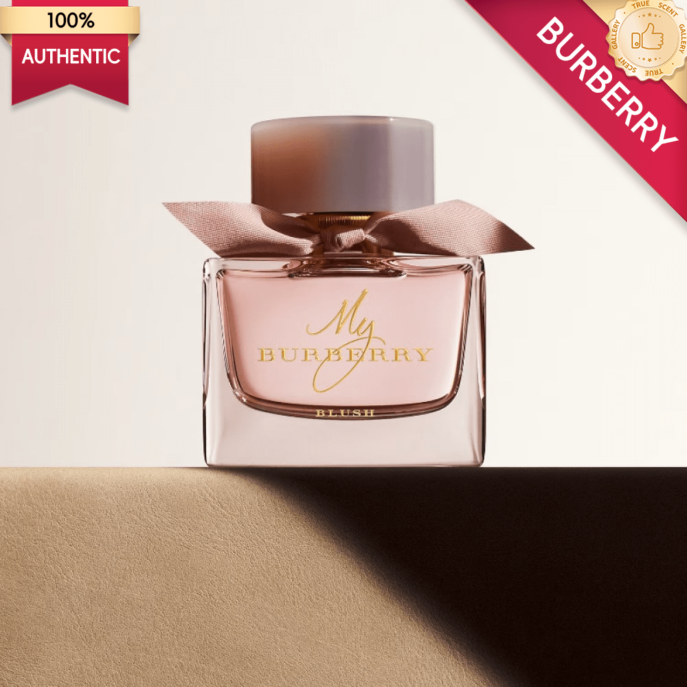 Burberry My Burberry Blush Eau de Parfum Spray, 3.0 oz / 90 mL, Perfume Floral e Frutado Delicado para Mulheres, Fragrância Inglesa Romântica e Descontraída e Chic