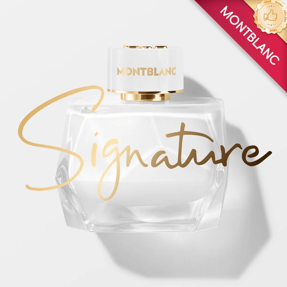 Montblanc Signature Eau de Parfum para Mulher, 3.4 Fl Oz Spray Elegante, Aroma Luxuoso de Orris & Baunilha, Fragrância de Dia Confianta, Perfume Feminino Moderno